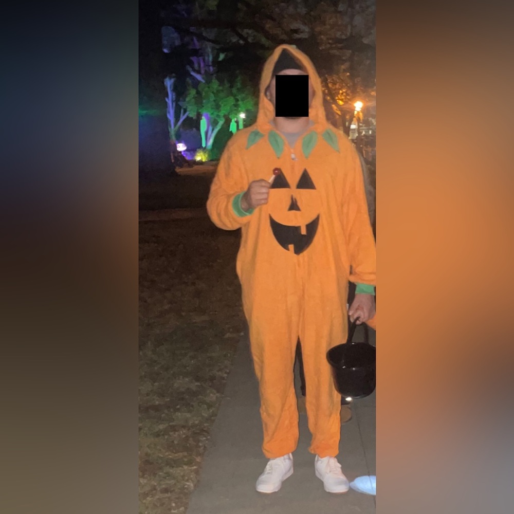 Pumpkin onsie new unused unopened xl